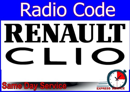 Renault clio radio - radio, code