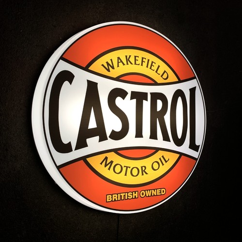 Castrol oil led illuminated - oil,