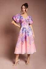 Coast Fit & Flare Dress Womens