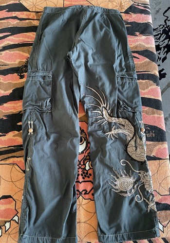 Grey maharishi embroidered - grey,