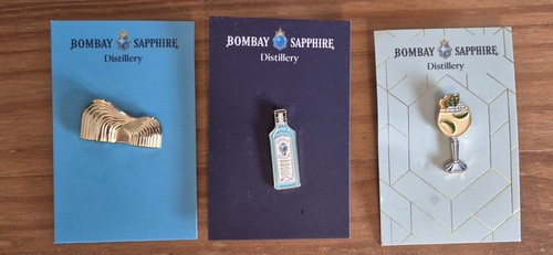 Bombay sapphire pin - bombay, badges