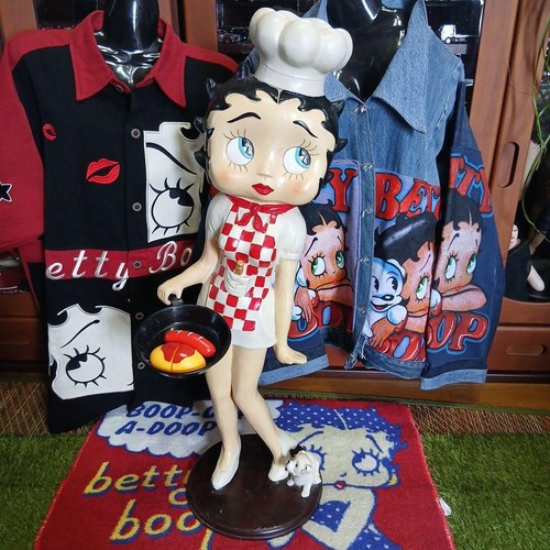 Betty boop chef statue - chef,