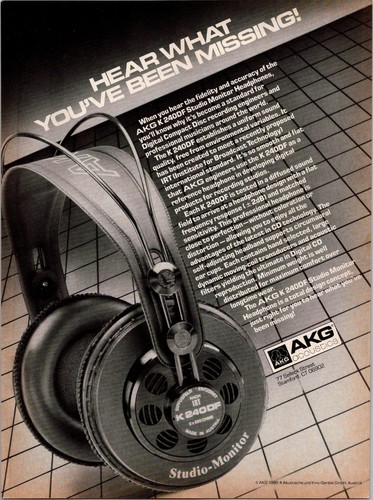 1988 akg acoustics - 1988, •