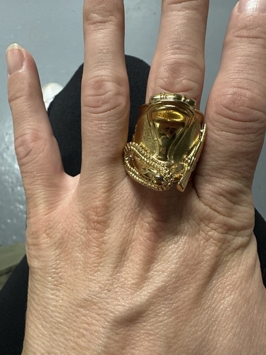 Gold filled saddle ring size - filled,