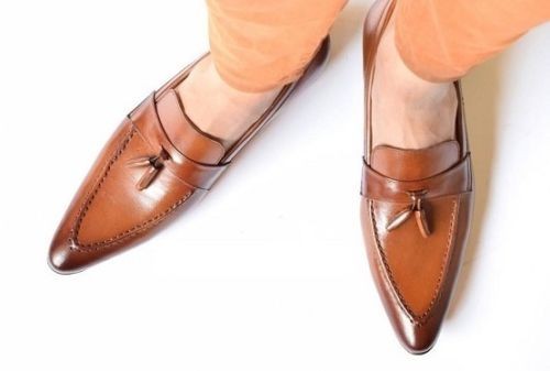 Handmade causal moccasin tan - causal,