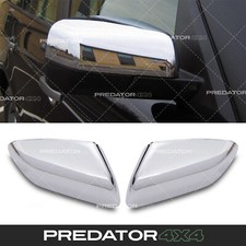 2 x CHROME WING SIDE MIRROR