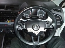 STEERING WHEEL SKODA FABIA MK3 (NJ) 2014 TO 2022 COLOUR EDITION MPI