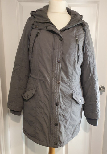 Mantaray mid grey hooded coat - mid,