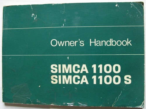 Simca 1100 1100s - 1100, car