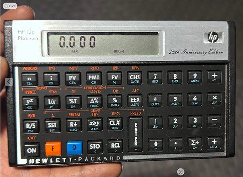Hewlett packard 12c platinum - hewlett,