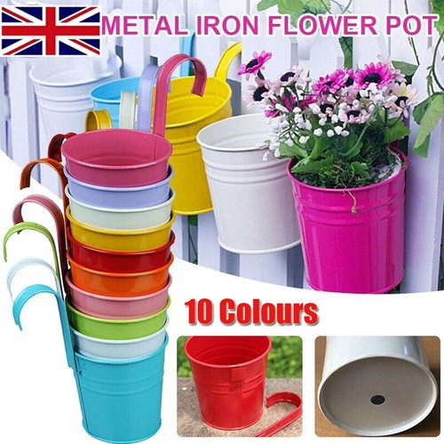 20x metal hanging pots plant - metal,
