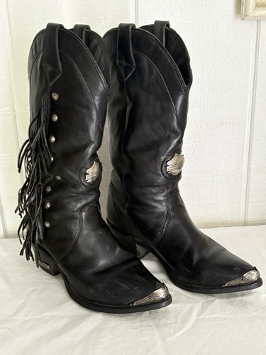 Vintage black harley davidson - harley,