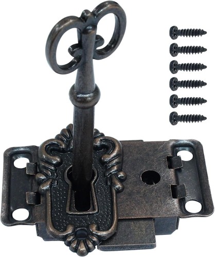 Vintage skeleton lock with - lock,