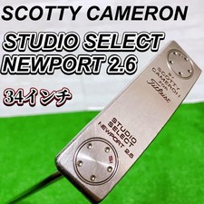 Scotty Cameron Studio Select Newport 2.6 Center Shaft Putter 33" RH Golf JP