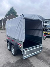 BOX Trailer Twin Axle Galvanised 750kg UNBRAKED 7.6 x 4.1ft  231cm x  126cm