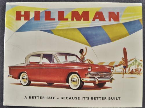 1960 1961 hillman brochure - hillman,