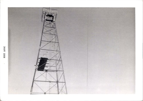 Steel lattice tower - tower,, 1958