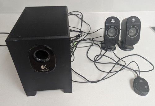 Logitech 210 subwoofer and - logitech,