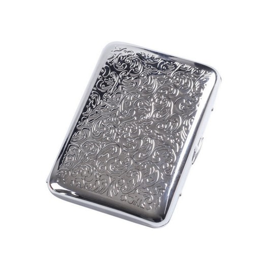 Metal cigarette case holder - metal,
