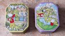 2 x Rupert Bear Vintage Tins