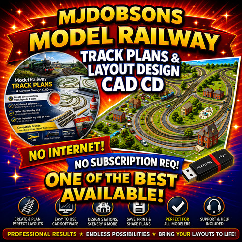 Model train cad layouts - cad, –