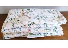 IKEA TIMJANSMOTT Double Duvet Cover & 2 Pillowcases  100% Cotton Floral Cottage