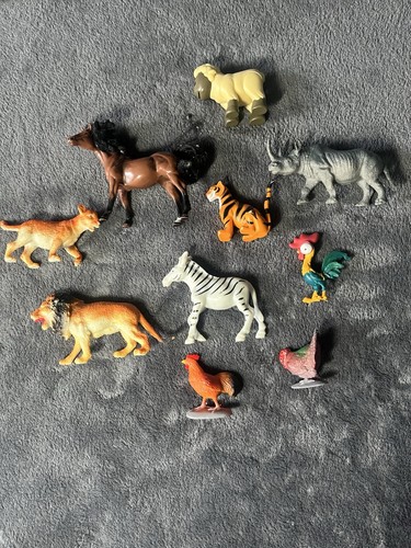 Bundle toy animals - animals, tiger