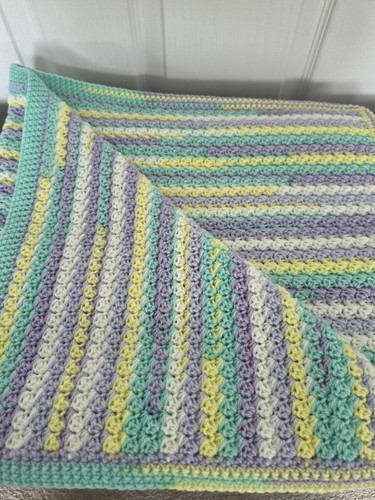 Handmade crochet baby blanket - crochet,