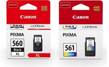 Canon Genuine PG-560 Black and
