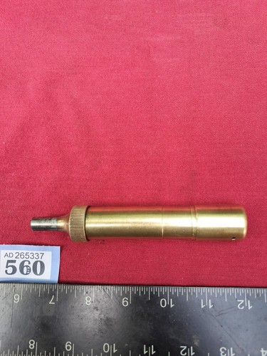 Vintage tecalemit brass push - brass,