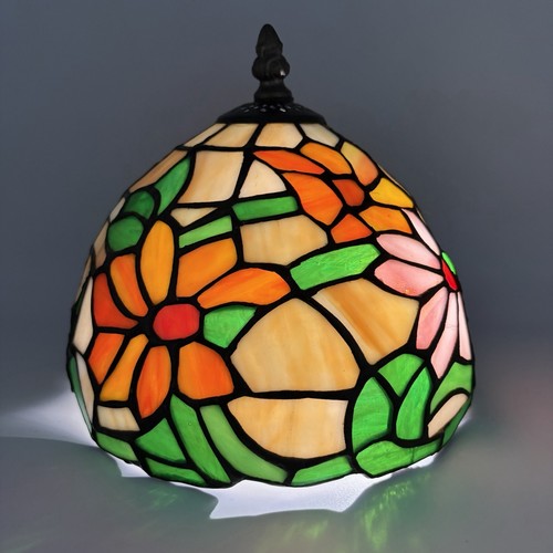 Tiffany style lampshade floral - lampshade,