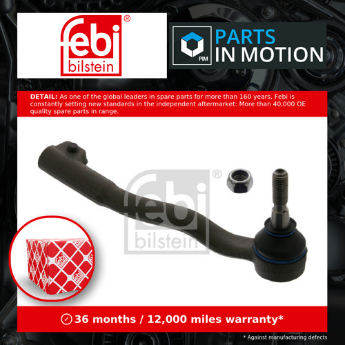 Tie track rod end - track, fits