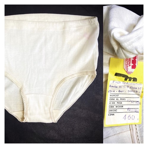 70s vintage beige high waist