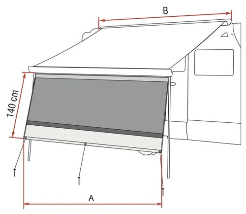Fiamma motorhome blocker 350 - blocker,