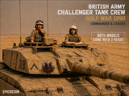 Post resin model - uk, 1/35