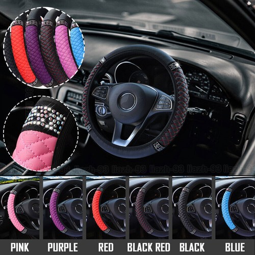 Leather diamond steering - leather,