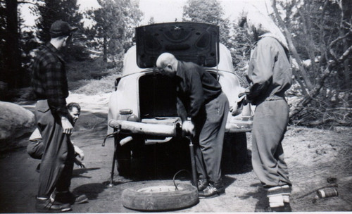Vintage 1950s photo older man - 1950s,