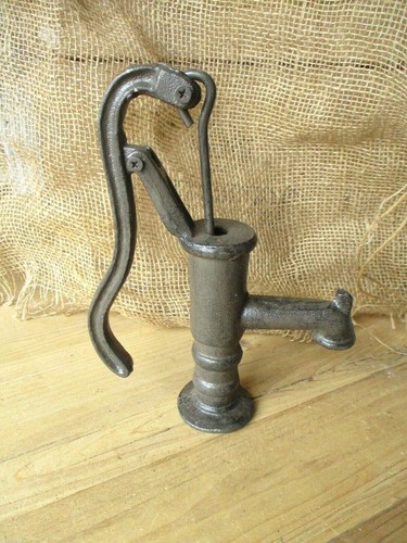 Rustic cast iron - cast, pump