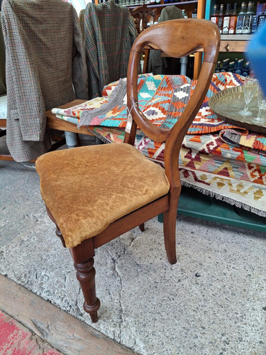 Victorian balloon back chair - balloon,