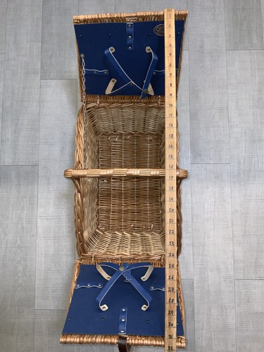 Vintage optima wicker hamper - wicker,