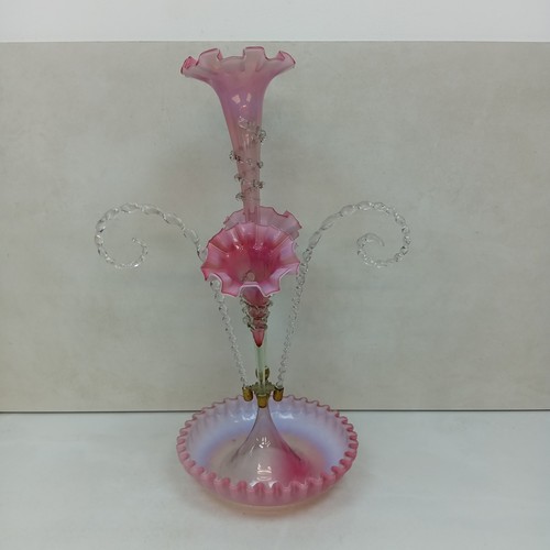 Antique pink vaseline glass - pink,