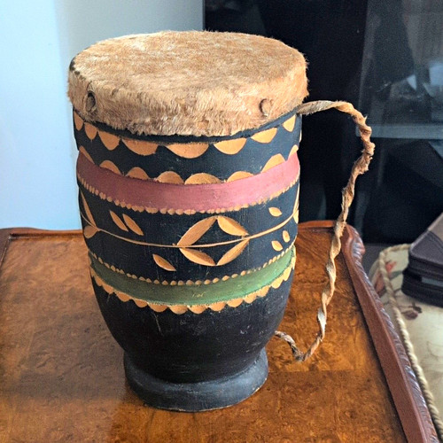 Traditional drum hand crafted
