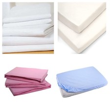 2 x Cot Fitted Sheets 120x60