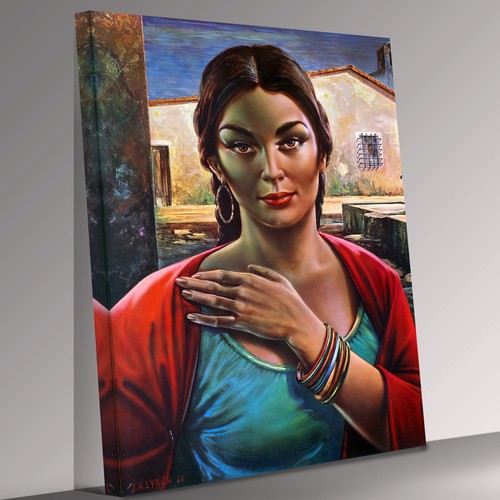 Lynch portrait a woman - h,
