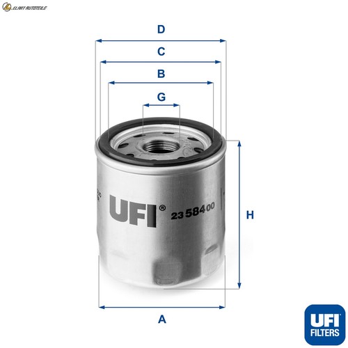Oil filter 584 for - oil,