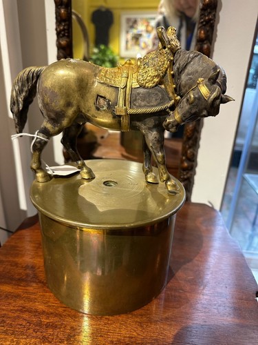 Antique brass shell - antique, with