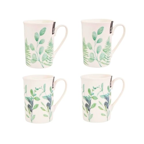 Mug set eucalyptus fern - set,