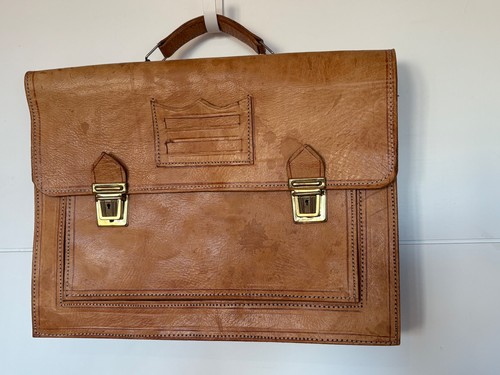Vintage attaché tan - attachÉ, leather