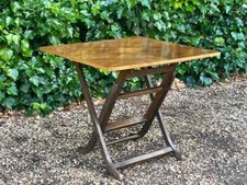 VINTAGE MEREDEW WALNUT FOLDING OCCASIONAL COFFEE TABLE