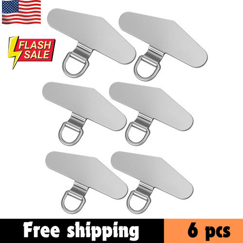 6pcs metal phone tether - metal, tab